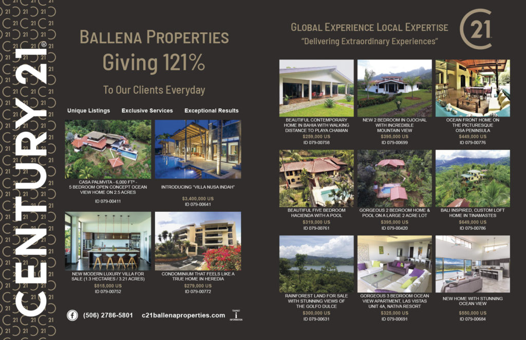 Century 21 Ballena Properties Costa Rica | Costa Pacifica LIVING