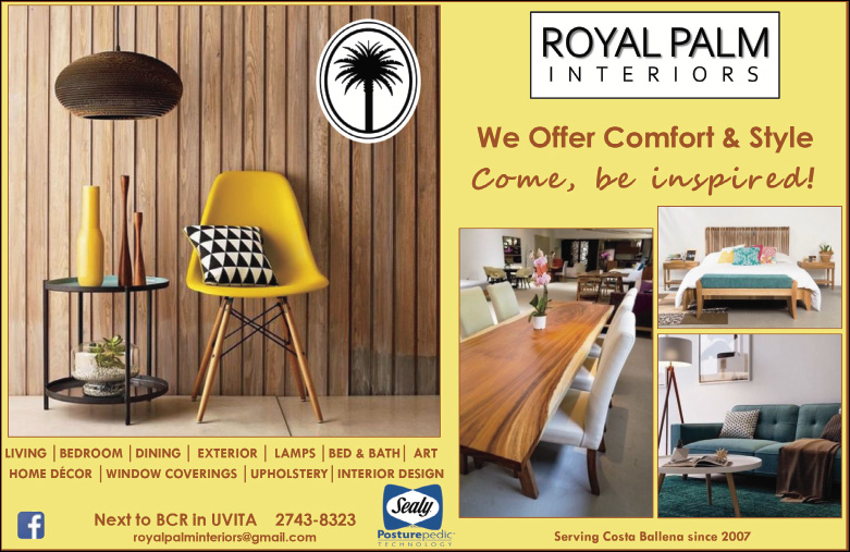 Royal Palm Design Ad | Costa Pacifica LIVING