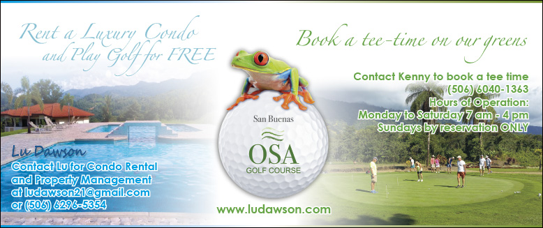Lu Dawson Property Management Concierge and San Buenas Golf Course | Costa Pacifica LIVING